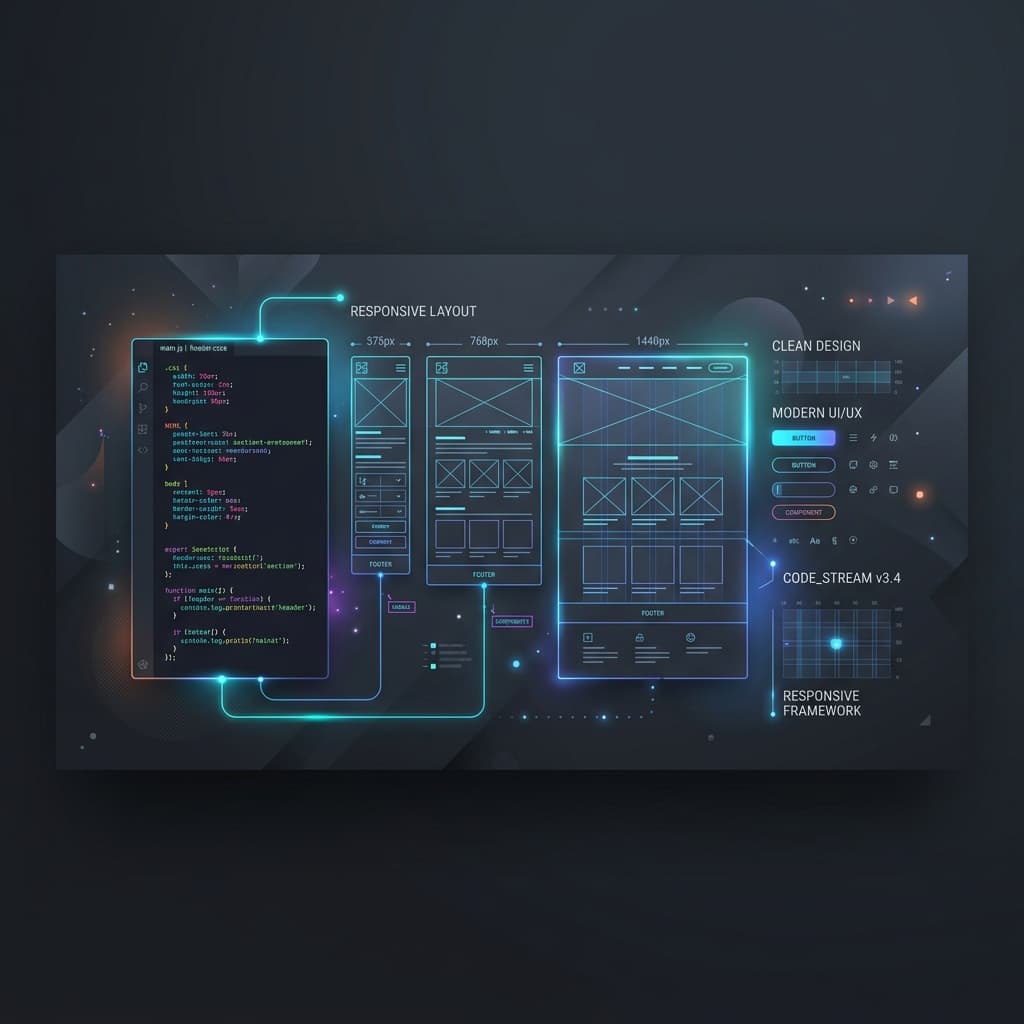 UI/UX design systems and interface components
